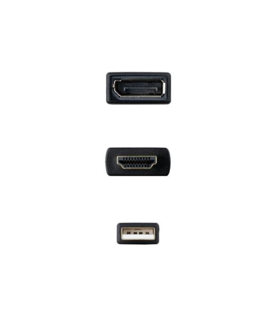 Conversor hdmi a displayport, hdmi/m-dp/h 20cm neg