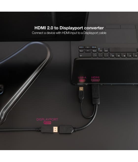 Conversor hdmi a displayport, hdmi/m-dp/h 20cm neg