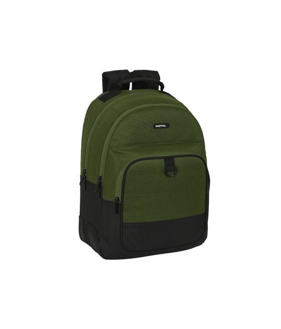 Mochila safta doble con cantóneras adaptable a carro safta dark forest 150x320x420 mm