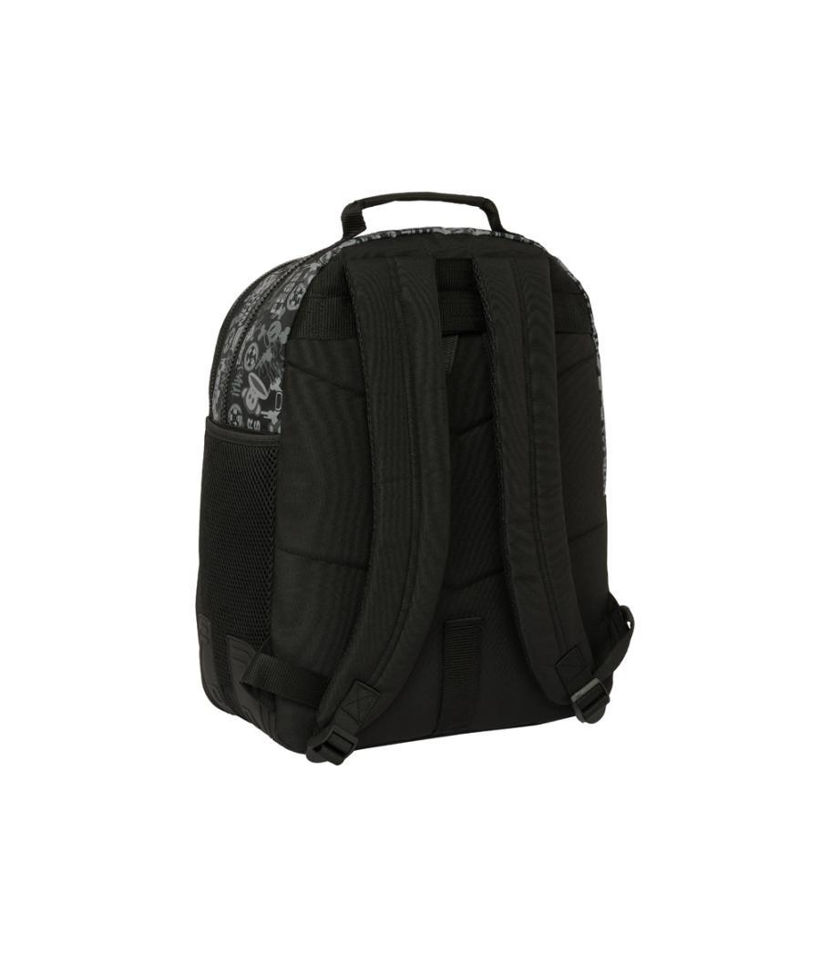 Mochila safta doble con cantóneras adaptable a carro paul frank 150x320x420 mm