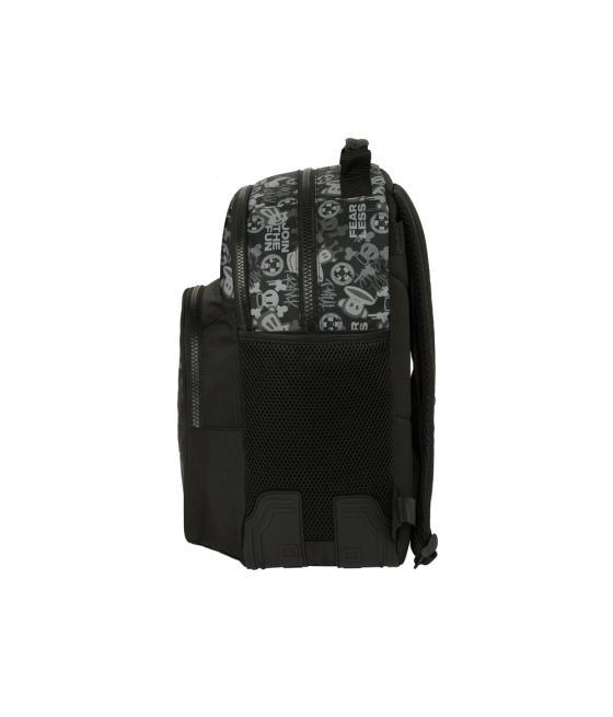 Mochila safta doble con cantóneras adaptable a carro paul frank 150x320x420 mm