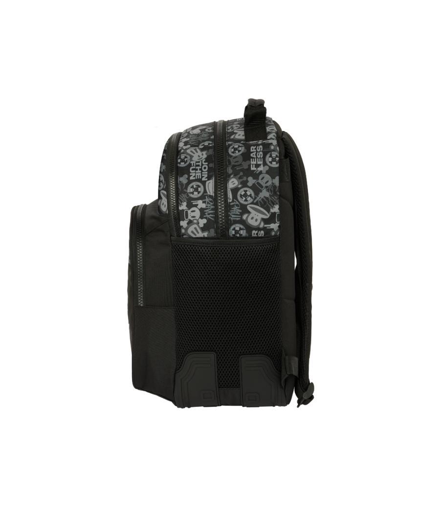 Mochila safta doble con cantóneras adaptable a carro paul frank 150x320x420 mm