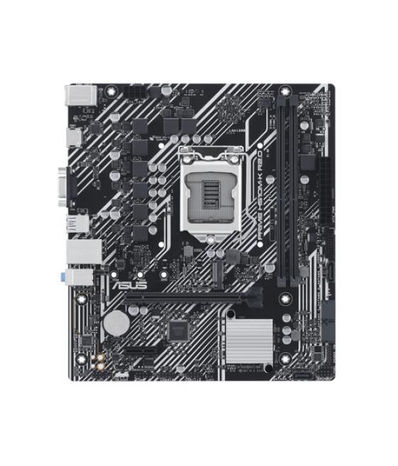 Placa base 1200 microatx asus prime h510m-k r2.0 - 2xddr4 (hasta 64 gb 3200 mhz oc) - 1 x m.2 gen3 - 4 x sata - usb 3.2 (4/2) - 