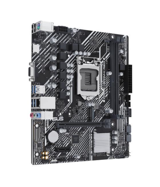 Placa base 1200 microatx asus prime h510m-k r2.0 - 2xddr4 (hasta 64 gb 3200 mhz oc) - 1 x m.2 gen3 - 4 x sata - usb 3.2 (4/2) - 