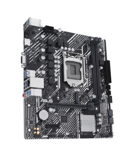 Placa base 1200 microatx asus prime h510m-k r2.0 - 2xddr4 (hasta 64 gb 3200 mhz oc) - 1 x m.2 gen3 - 4 x sata - usb 3.2 (4/2) - 
