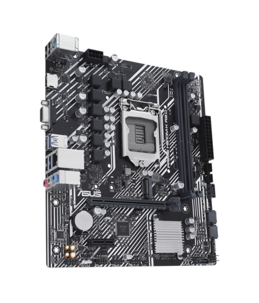 Placa base 1200 microatx asus prime h510m-k r2.0 - 2xddr4 (hasta 64 gb 3200 mhz oc) - 1 x m.2 gen3 - 4 x sata - usb 3.2 (4/2) - 