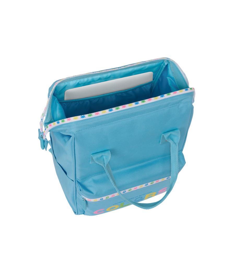 Mochila safta con asas para portatil 13\" benetton spring 190x270x400 mm