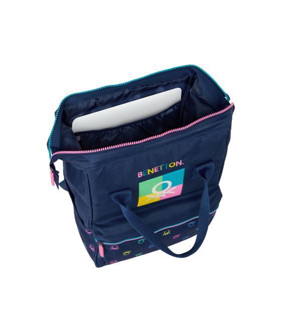 Mochila safta con asas para portatil 13\" benetton cool 190x270x400 mm