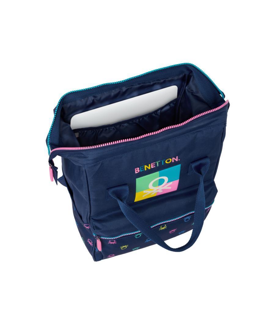 Mochila safta con asas para portatil 13\" benetton cool 190x270x400 mm