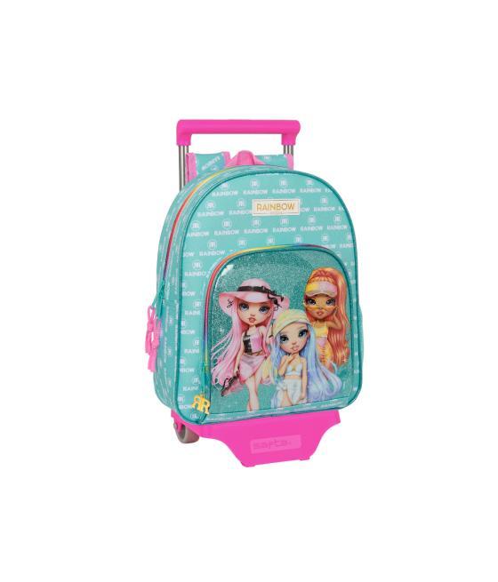 Mochila safta 609 con carro 705 rainbow high paradise 100x280x340 mm