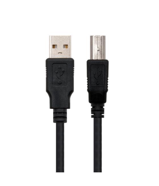 Cable usb 2.0 impresora tipo a/m-b/m, negro 1.0 m