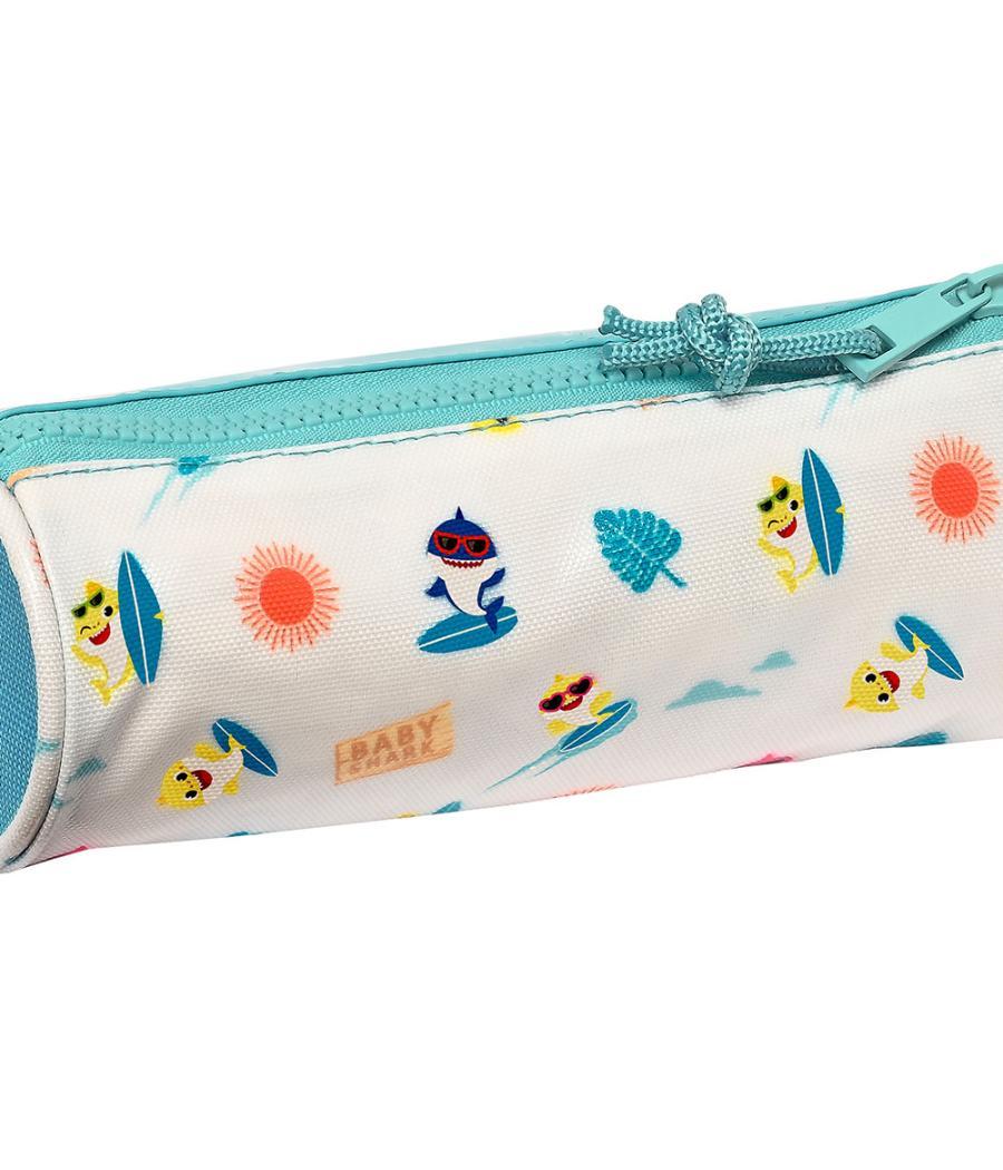 Bolso escolar portatodo safta redondo baby shark surfing 70x200x70 mm