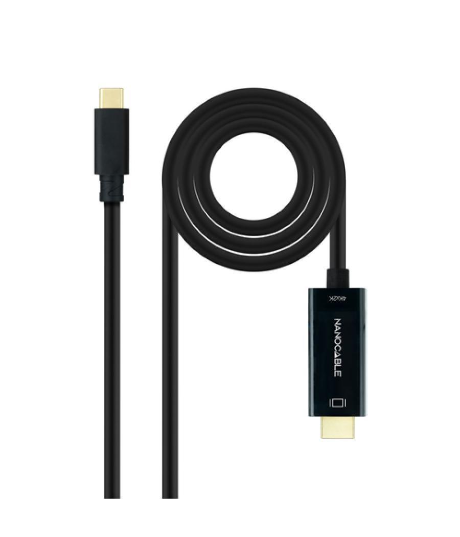 Cable conversor usb-c/m a hdmi/m 4k@30hz 3 m