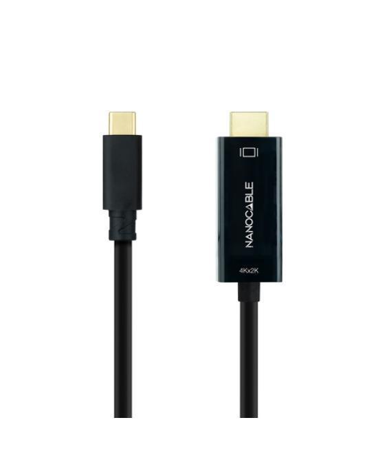 Cable conversor usb-c/m a hdmi/m 4k@30hz 3 m