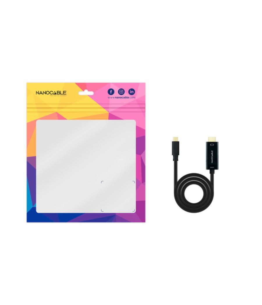 Cable conversor usb-c/m a hdmi/m 4k@30hz 3 m