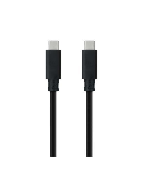 Cable usb 3.1 gen2 5a usb-c/m-usb-c/m negro 0.5 m