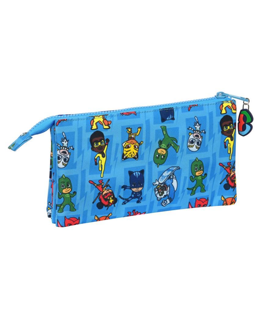 Bolso escolar portatodo safta triple pjmask 120x220x30 mm