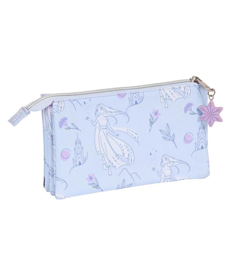 Bolso escolar portatodo safta triple frozen ii believe 120x220x30 mm