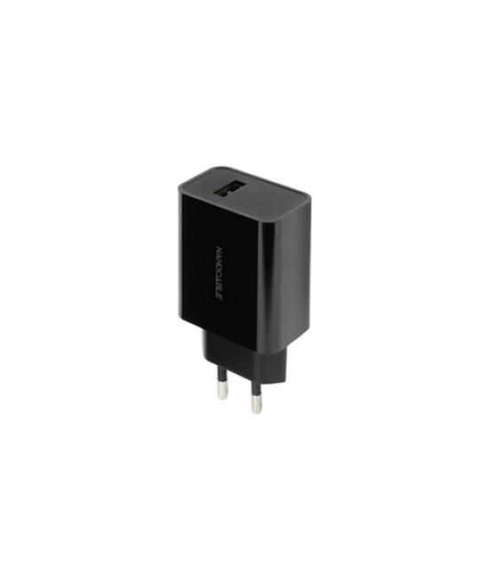 Cargador de pared nanocable 10.10.2004/ 1xusb/ 2.1a/ negro