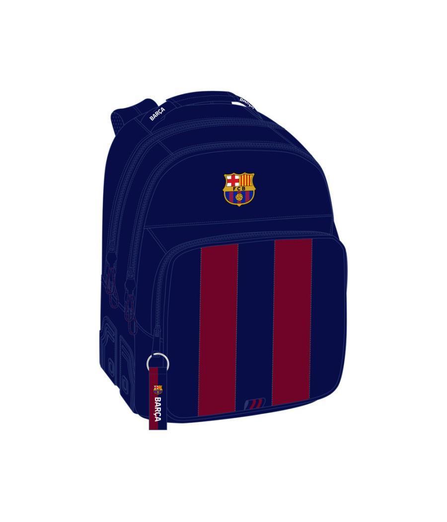 Mochila safta doble con cantóneras adaptable a carro f.c. barcelona 1 equipacion 23/24 420x320x150 mm