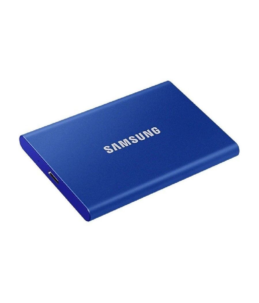 Disco externo ssd samsung portable t7 1tb/ usb 3.2/ azul - Imagen 3