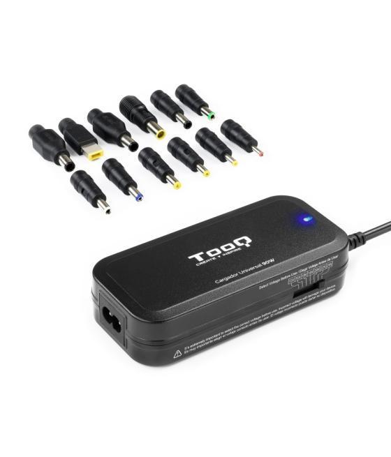 Tooq cargador portátil 90w manual 12 conectores