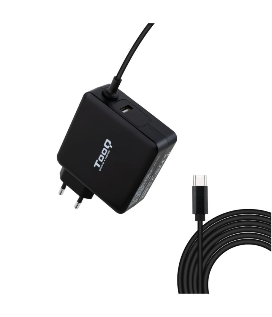 Tooq cargador portátil conector usb-c 90w