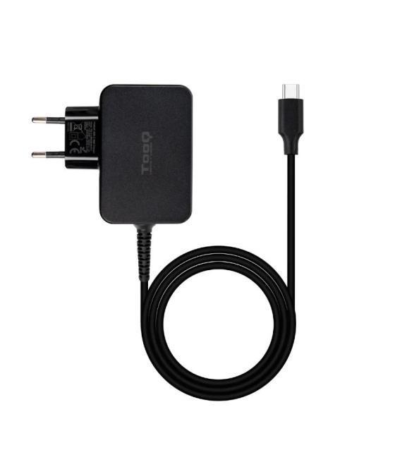 Tooq cargador portatil gan usb-c pd 65w negro
