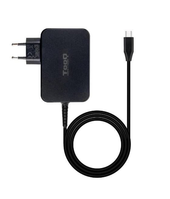 Tooq cargador portatil gan usb-c pd 90w negro