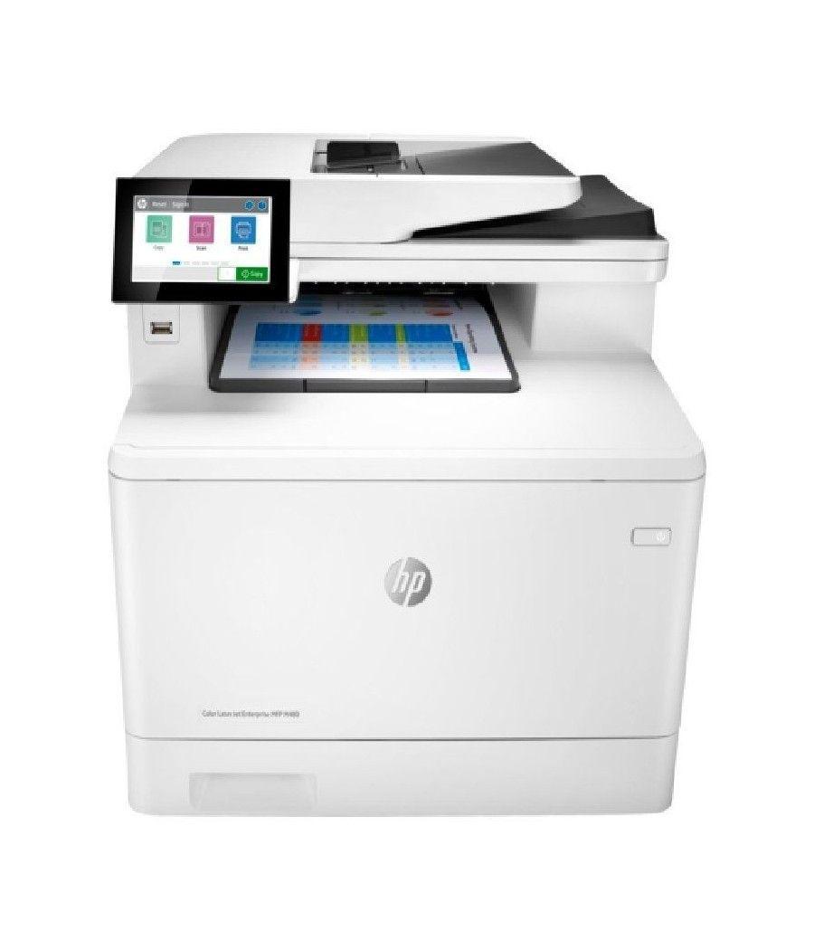 Multifunción láser color hp laserjet enterprise mfp m480f/ fax/ dúplex/ blanca - Imagen 2