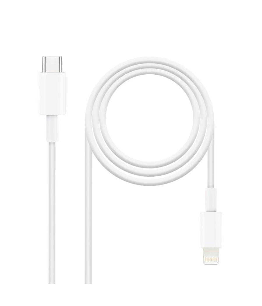 Nanocable cable lightning a usb-c 0,5 metros