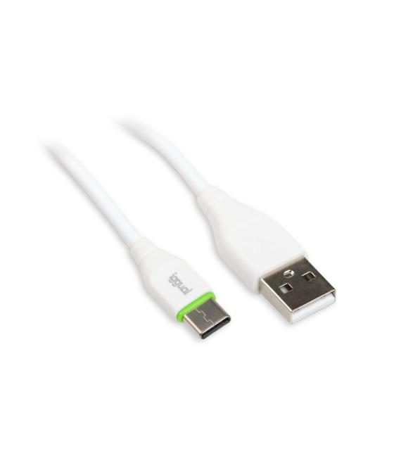 Iggual cable usb-a/usb-c 100 cm blanco
