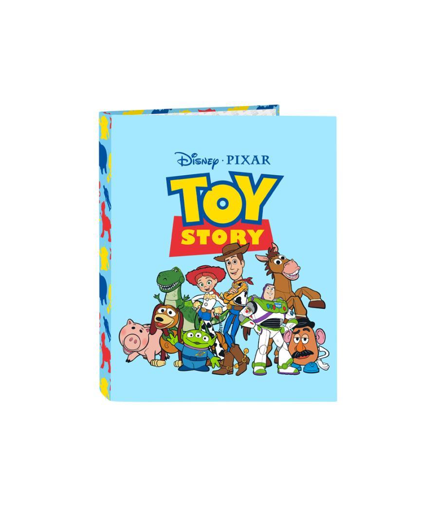 Carpeta safta cartón folio 4 anillas mixtas toy story ready to play