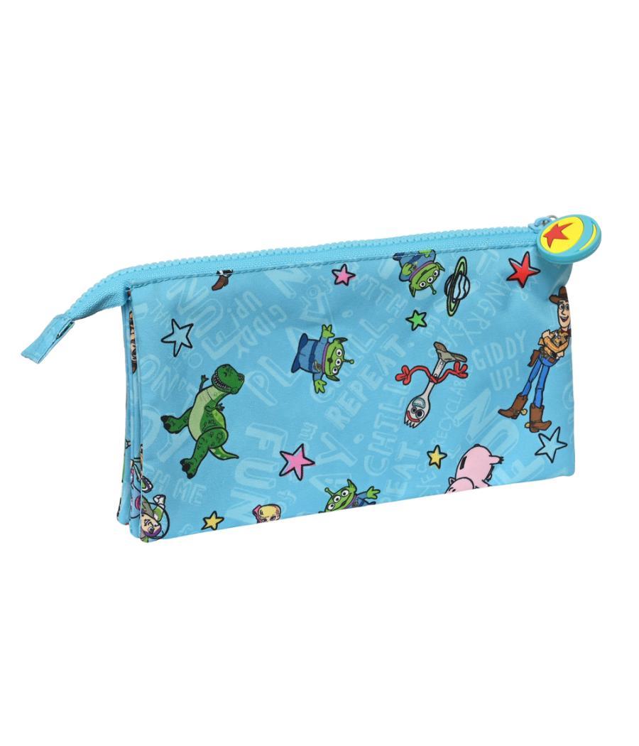 Bolso escolar portatodo safta triple cremallera toy story ready to play 120x220x30 mm