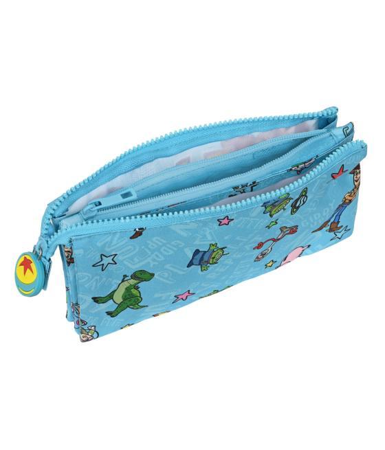 Bolso escolar portatodo safta triple cremallera toy story ready to play 120x220x30 mm