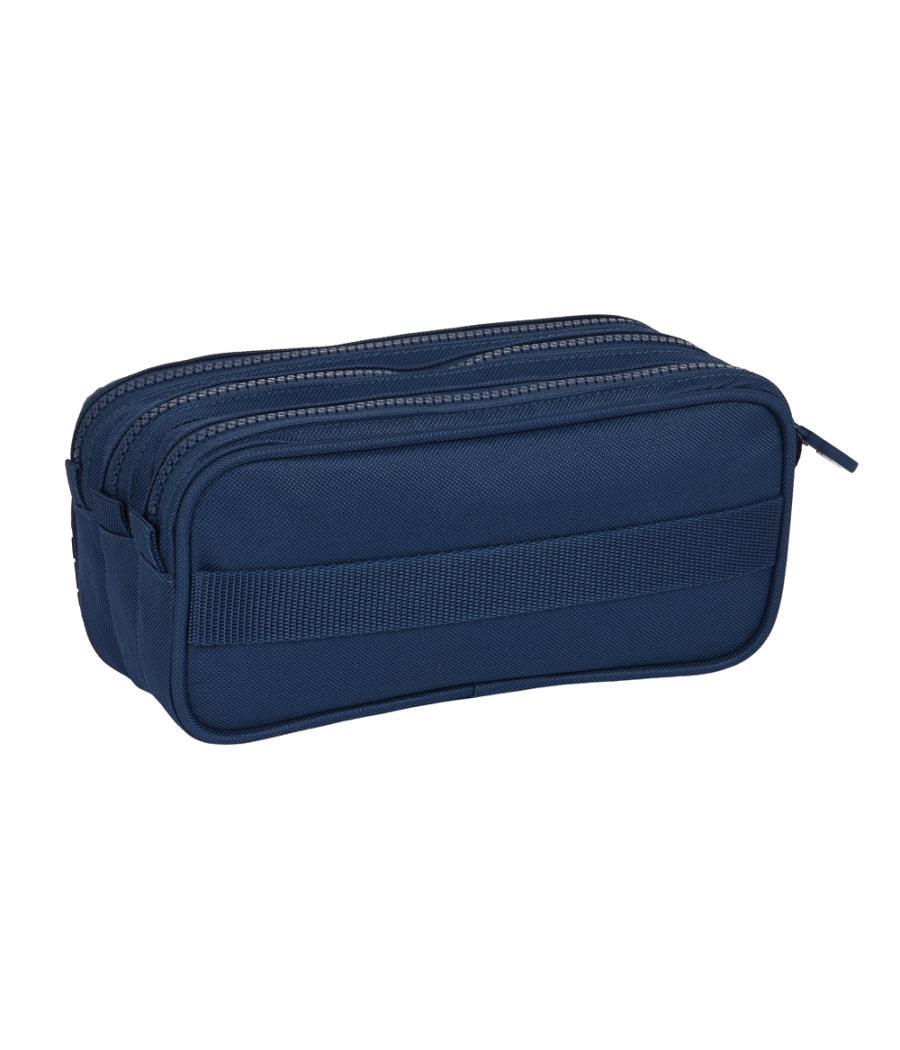 Bolso escolar portatodo safta triple cremallera kappa navy 100x215x80 mm