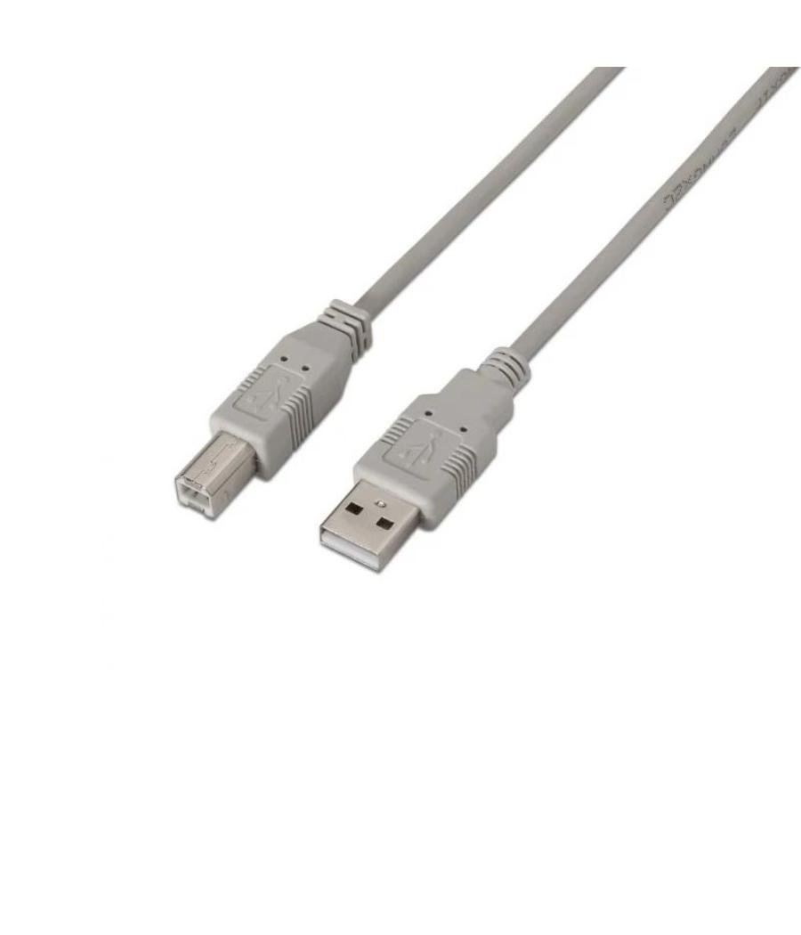 Aisens cable usb 2.0 impresora a/m-b/m beige 1.8m