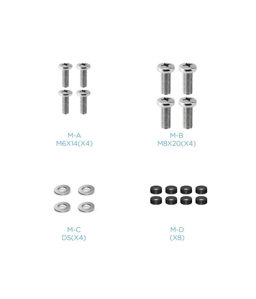 Tooq adaptador vesa 200x200 para pantallas 23"-42"