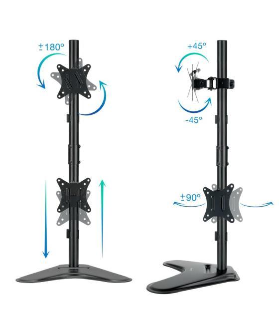 Tooq soporte mesa db1703tnv-b 2 brazos vertical
