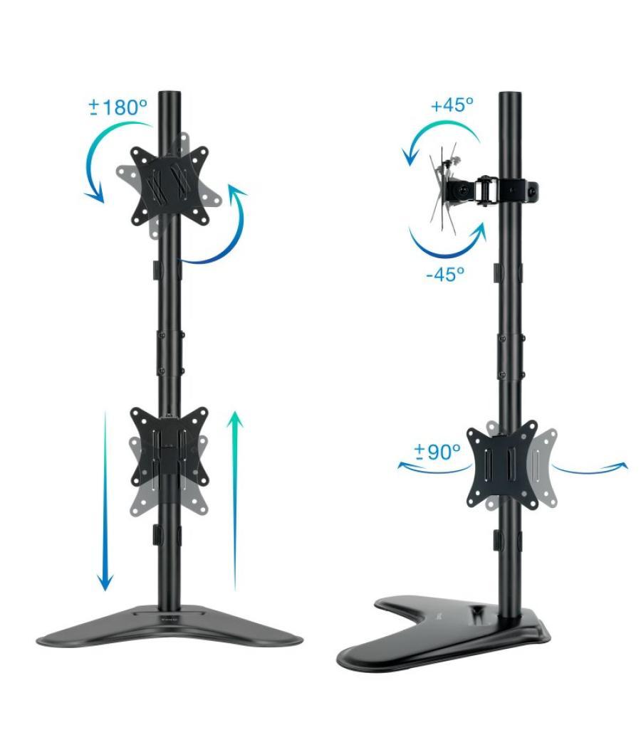 Tooq soporte mesa db1703tnv-b 2 brazos vertical