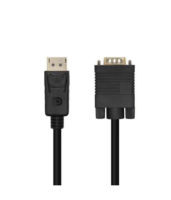 Aisens conversor dp/m-vga/m negro 2.0m