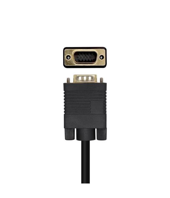 Aisens conversor dp/m-vga/m negro 2.0m