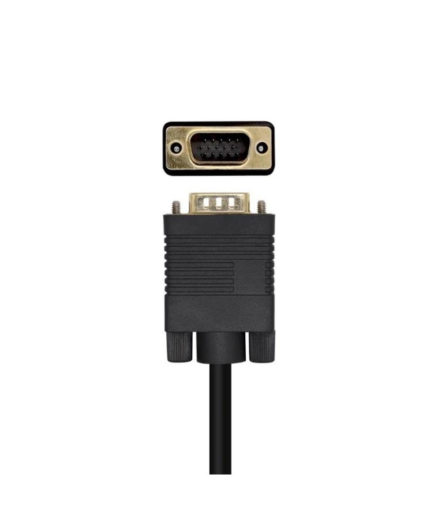 Aisens conversor dp/m-vga/m negro 2.0m