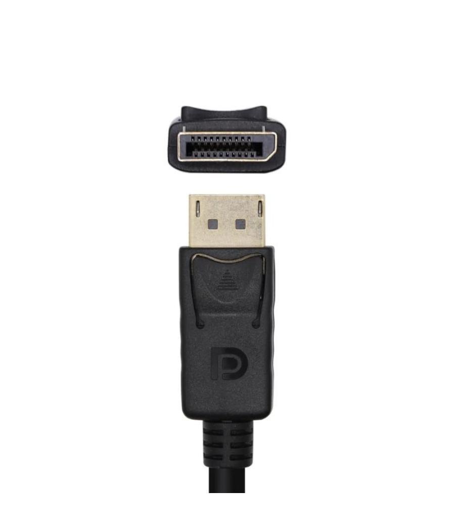 Aisens cable dp v1.2 4k@60hz dp/m-dp/m negro 1.0m