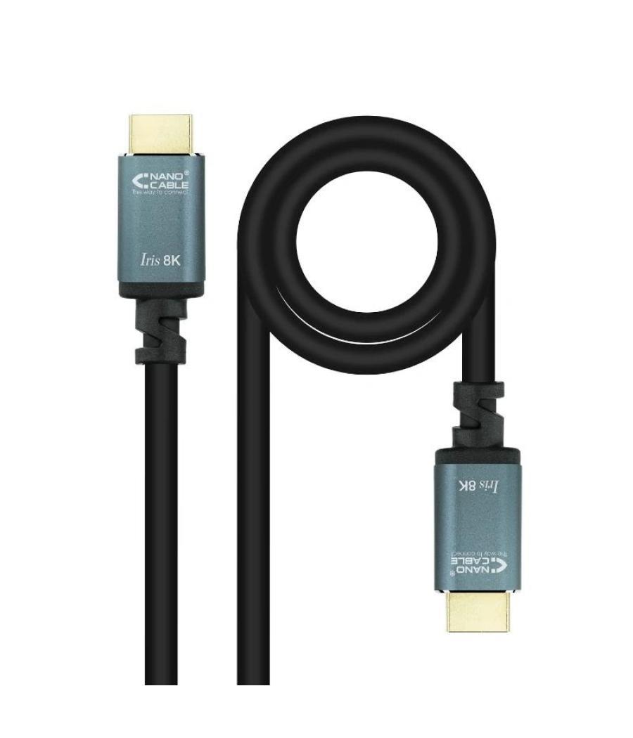 Nanocable cable hdmi 2.1 iris 8k m-m 10 metros