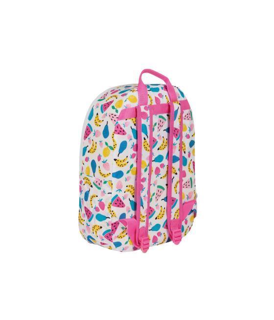 Cartera escolar safta complementos \"fruits\" mochila 290x120x410 mm