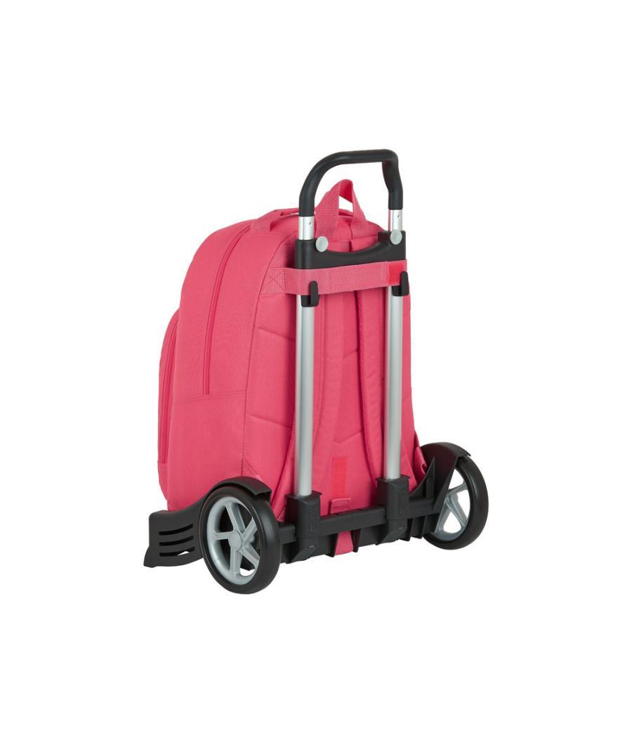 Cartera escolar safta con carro blackfit8 \"fresa\" 320x150x420 mm
