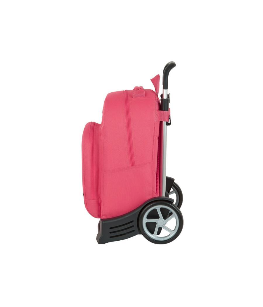 Cartera escolar safta con carro blackfit8 \"fresa\" 320x150x420 mm