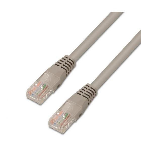 Aisens latiguillo rj45 cat.6 utp 2.0m gris cobre