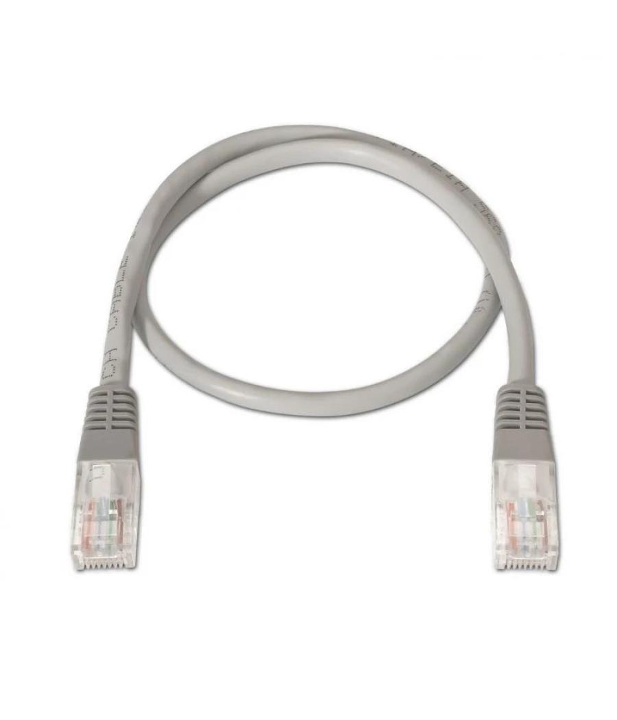 Aisens latiguillo rj45 cat.6 utp 2.0m gris cobre